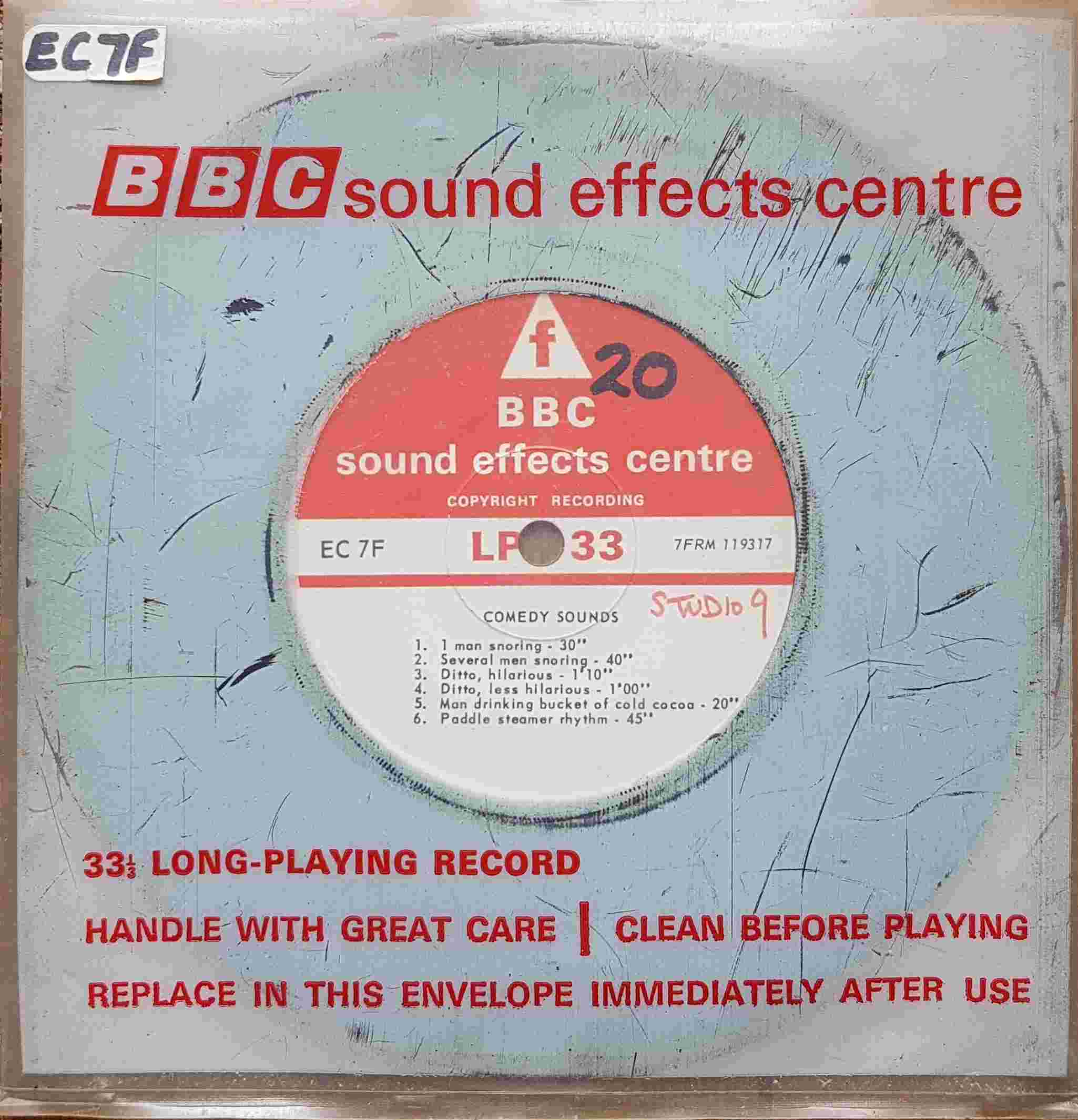 Picture of EC 7F Comedy sounds by artist Not registered from the BBC records and Tapes library